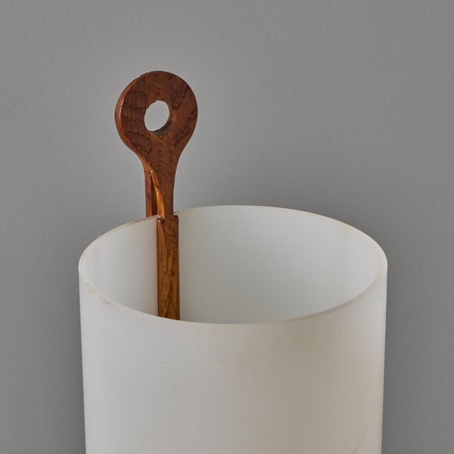 1950s Teak and Perspex Wall or Table Lamp by Uno and Östen Kristiansson for Luxus For Sale - Image 14 of 15