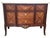 19th C French Louis XV Inlaid & Bronze Mounted Sienna Marble Top Commode Chest For Sale - Image 10 of 16