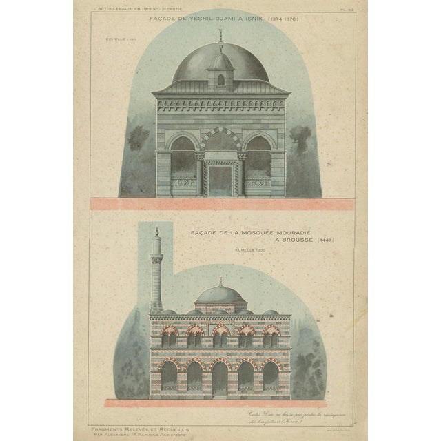 Alexandre M. Raymond, Yeşil Djami Iznik & Muradiye Mosque, 1924, Paper For Sale - Image 9 of 9