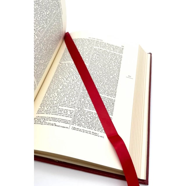 Late 20th Century Red & 22k Gold Leather Bound Medicine Book For Sale - Image 10 of 12