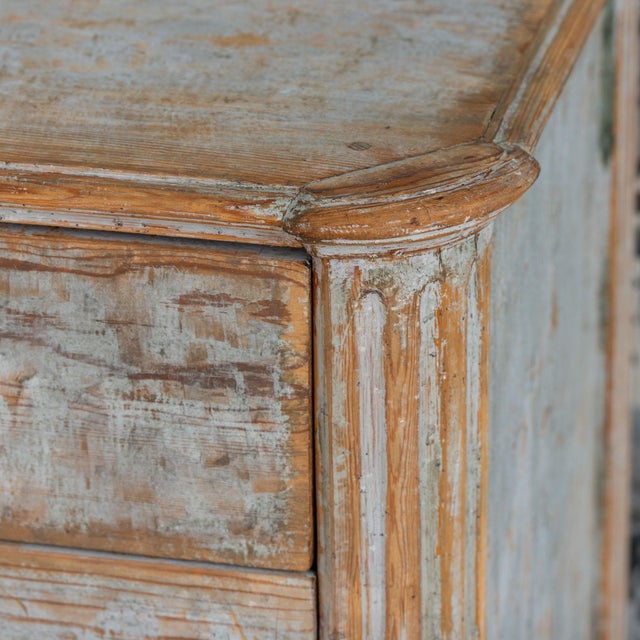 18th C. Swedish Gustavian Commode in Original Paint, Georg Haupt, Attributed For Sale - Image 15 of 18