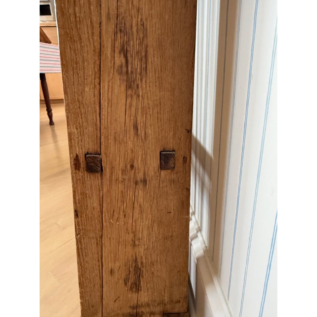 Antique English Pine Edwardian Plate Rack for 50 Dishes For Sale - Image 11 of 17
