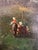 Green Antique English Landscape on Canvas For Sale - Image 8 of 10