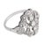 1930s Art Deco Diamond Platinum Ring, Size 8.5 For Sale - Image 4 of 6