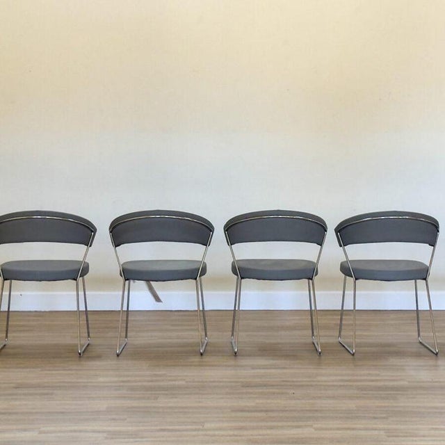 Contemporary New York Chairs from Calligaris, Italy, Set of 6 For Sale - Image 3 of 13