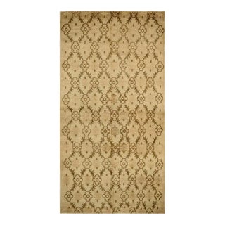 Vintage Mid-Century Gray Kilim Rug Solid Striped Pattern For Sale