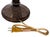 Vintage Bronze Palm Tree Table Lamps - a Pair For Sale - Image 10 of 10