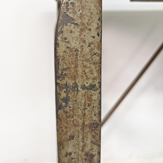 Vintage Italian Industrial Wooden and Cast Iron Console, 1800s For Sale - Image 11 of 18