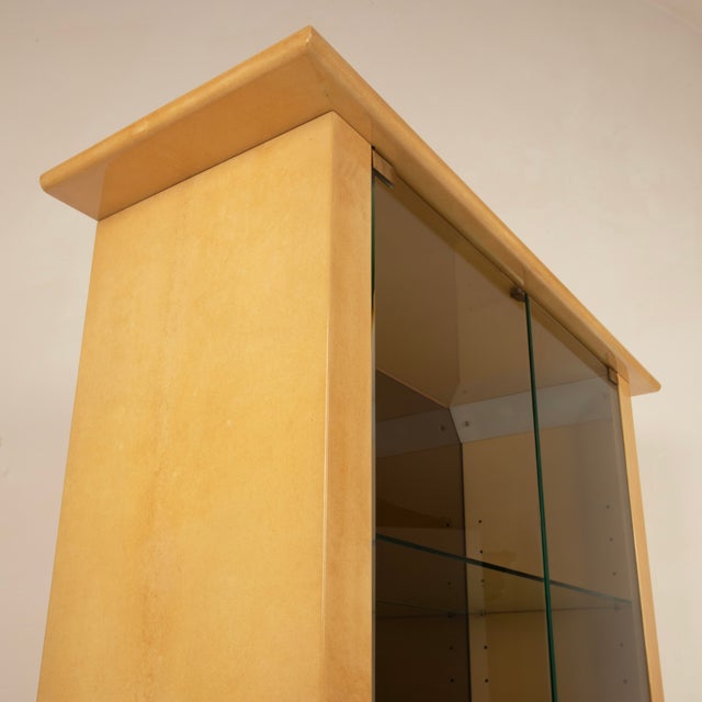 Parchment Cabinet by Aldo Tura for Tura Milano, 1970s For Sale - Image 9 of 18