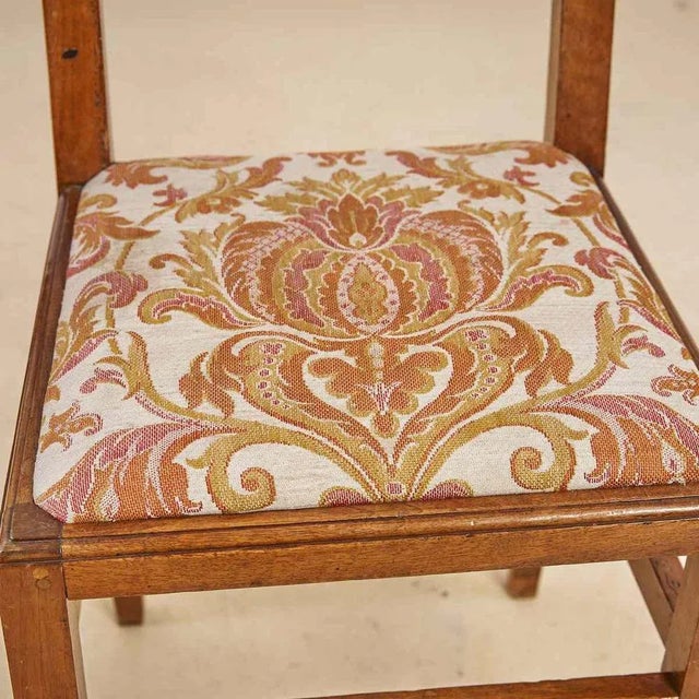 Set of Neoclassical Walnut Chairs For Sale - Image 3 of 6