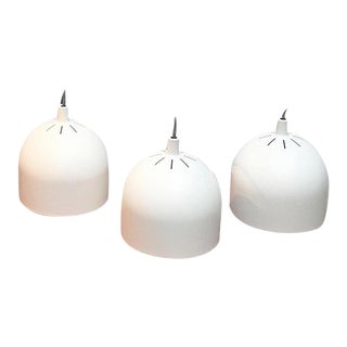 Mid-Century German Space Age White Pendant Lamp from Staff Leuchten For Sale