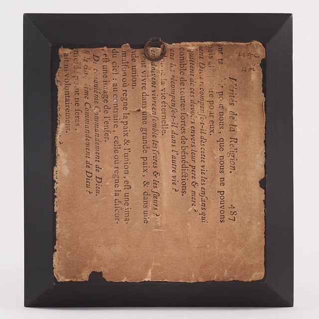 French "Le Bain”, 19th-Century French Miniature Portrait, Rare and Exquisite Glimpse Into 1800s Private Life For Sale - Image 3 of 5