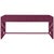 Transitional Casa Cosima CeCe Desk with Wood Fretwork Base, Grape Juice For Sale - Image 3 of 3