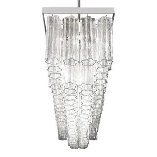 Contemporary Murano Glass Sputnik Chandelier , Mazzega Style For Sale