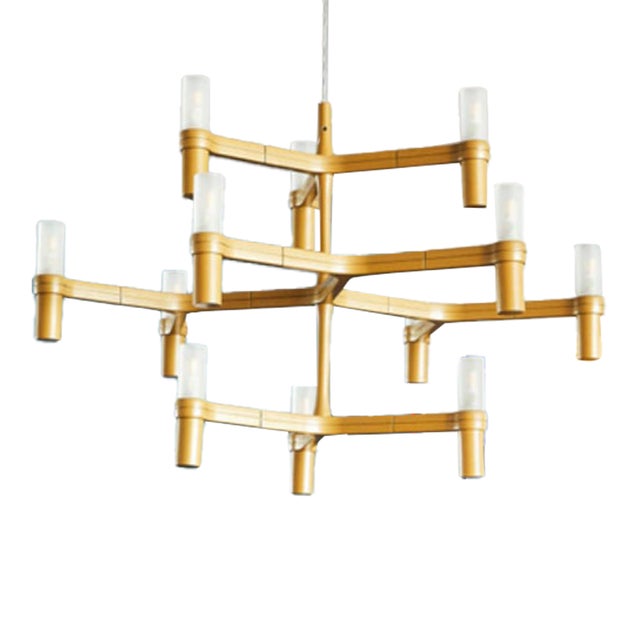 Crown Minor Nemo Chandelier in "Crown Gold" For Sale