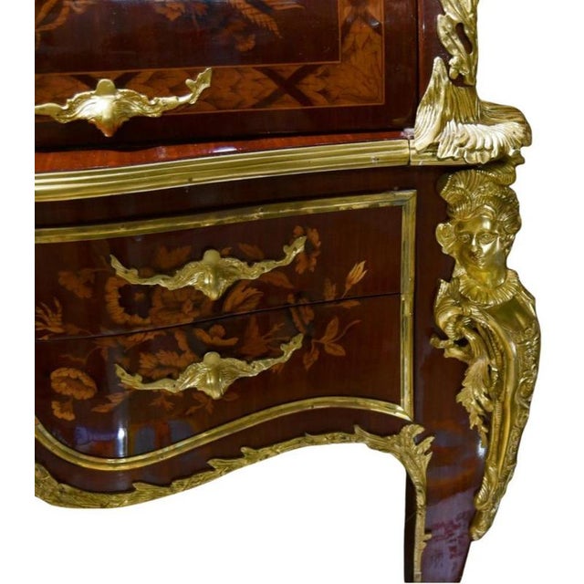 Louis XV Roll Top Desk For Sale - Image 9 of 12