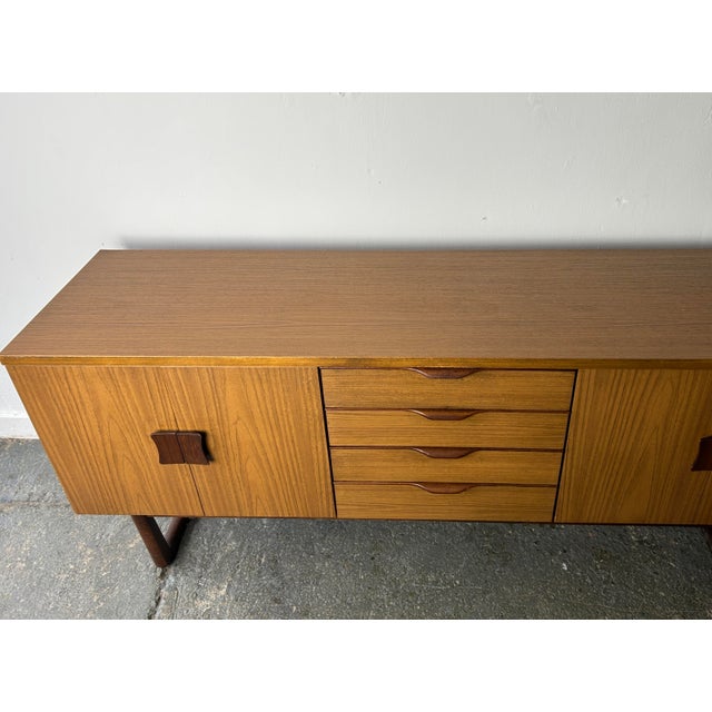 Wood Mid-Century Formica Sideboard from Europa Furniture, 1960s For Sale - Image 7 of 9