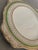 Early 20th Century Rare Antique English Bone China J & G Meakin Westminster Pattern, Intricate Green & Gold Band on a Cream Ground- Set of 7 For Sale - Image 9 of 12
