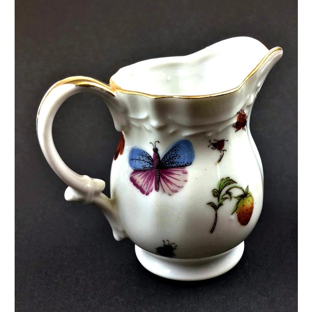 White Japanese Vintage Porcelain Sugar Creamer Set - Set of 2 For Sale - Image 8 of 13