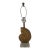 Gilt Seashell Form Table Lamp For Sale
