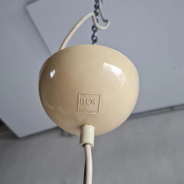 Gray Achille Pendant Lamp by Giacomo Castiglioni for Flos For Sale - Image 8 of 9