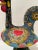 Vintage Portuguese Hand-Painted Ceramic Rooster of Barcelos Folk Art Sculpture – 14.5” Tall For Sale - Image 4 of 11