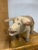Farmhouse Vintage Carved Wooden Folk Art Pig by David Alvarez For Sale - Image 3 of 10