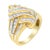 Haus of Brilliance 10K Yellow Gold Diamond Bypass Ring (1.0 cttw, H-I Color, I2-I3 Clarity) For Sale - Image 4 of 7