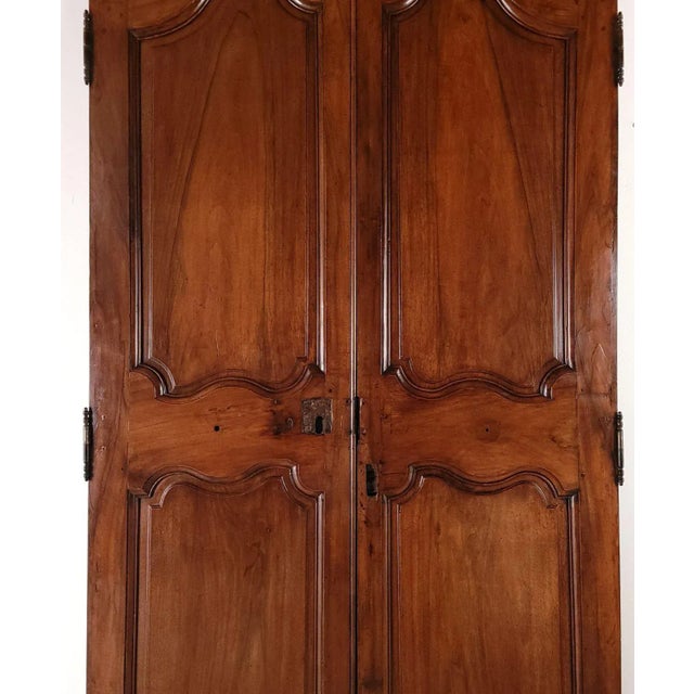 Pair of Walnut Doors, France, 18th/19th Century For Sale - Image 9 of 10