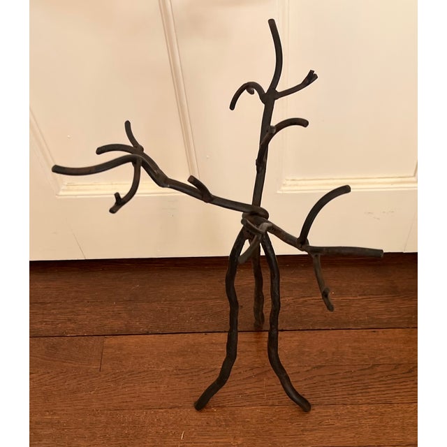 Modernist Abstract Wrought Iron Tree Sculpture Featuring Flexible Arrangement / Positioning - 7 Trees For Sale - Image 12 of 14