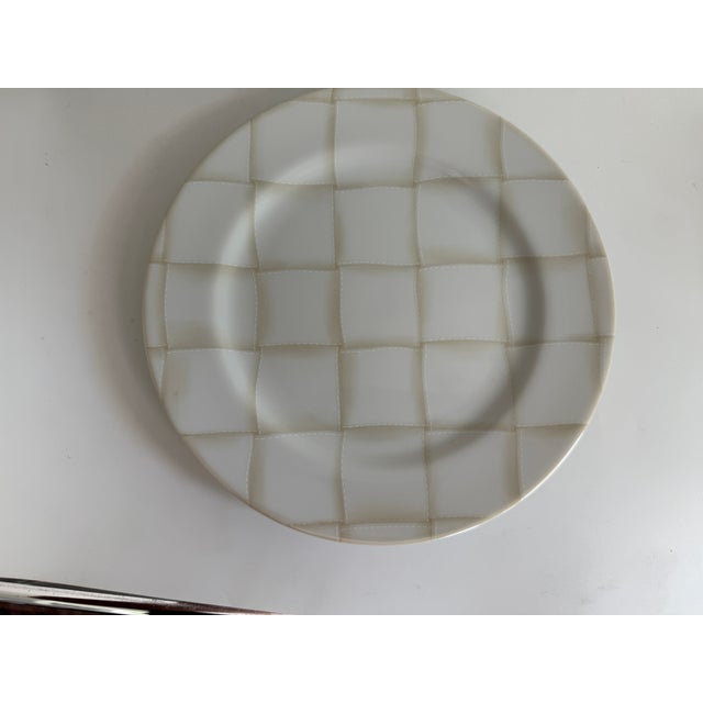 1990s Lino Avorio Cup with Saucer and Plate by Emilio Bergamin for Taitü, 1997, Set of 3 For Sale - Image 5 of 7