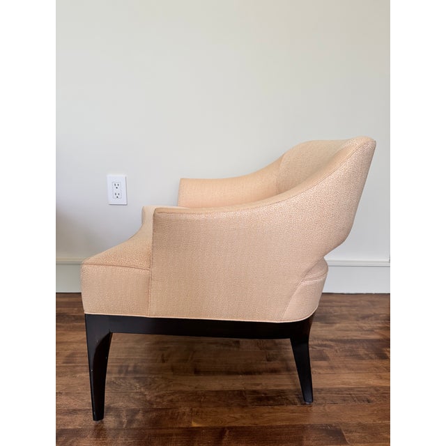 Mid-Century Modern Mid-Century Club Chair in Jim Thompson Fabric For Sale - Image 3 of 6