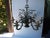 French Country Bronze Flower Basket Chandelier With Rock Crystal Drops For Sale - Image 3 of 11