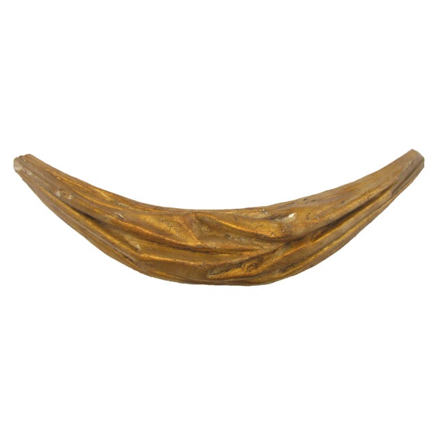 French Gold Gilt Wood Architectural Element For Sale - Image 3 of 3