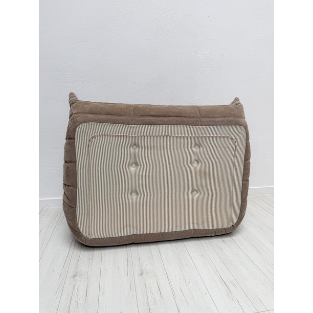 Vintage Alcantara Togo 2-Seater by Michel Ducaroy for Ligne Roset, 1990s For Sale - Image 16 of 18