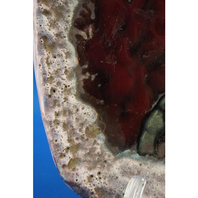 Vintage Sardinian Futurist Ceramic Plate by Melchiorre Melis, 1930s For Sale - Image 13 of 18