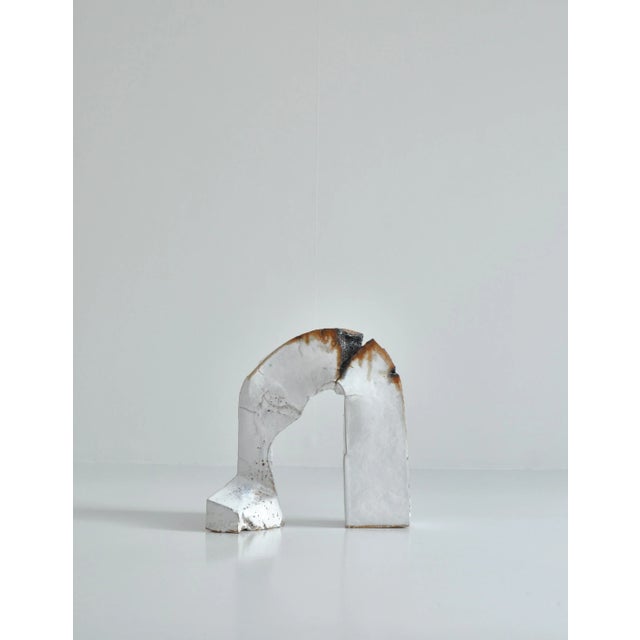 1960s White Stoneware Sculpture by Ole Bjørn Krüger from Own Studio, Denmark, 1960s For Sale - Image 5 of 18