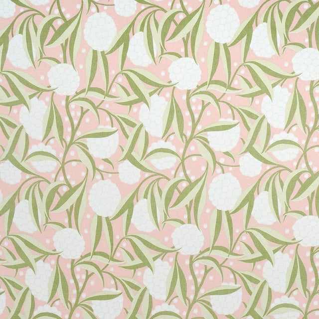 2020s Schumacher Rubus Cotton Linen Fabric in Blush For Sale - Image 5 of 5