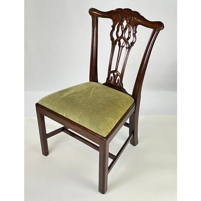 Theodore Alexander Althorp Collection Pierced Back Chippendale Dining Chairs - Set of 10 For Sale - Image 15 of 18