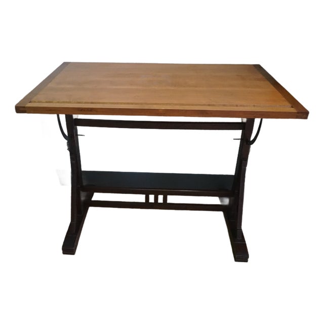 Reproduction of 1920’s French Drafting Table by Restoration Hardware For Sale