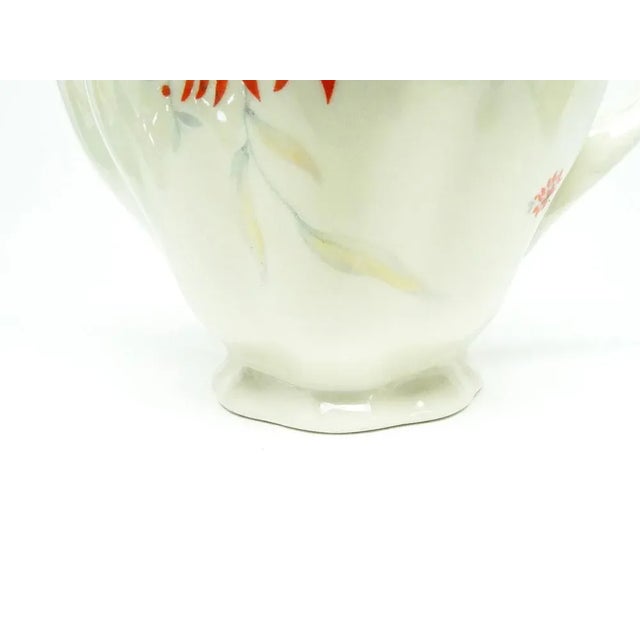 Ceramic Rococo Style Tea or Coffee Pot from Chodzież, Poland, 1950s For Sale - Image 7 of 8