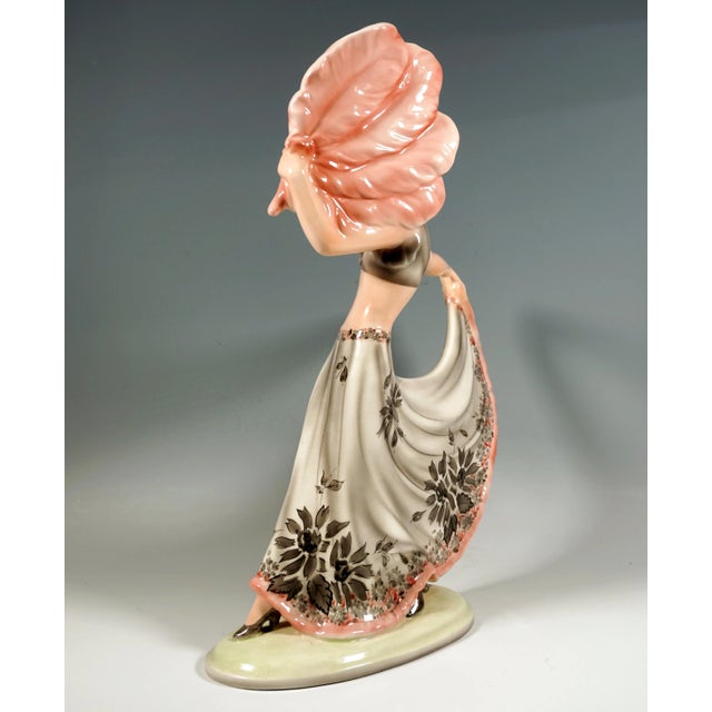 Art Deco Dancer Figurine by Josef Lorenzl, 1930s For Sale - Image 4 of 7