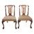Late 19th Century Pair of George II Style Irish Side Chairs For Sale