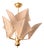 Small Mid-Century Modern Italian Chandelier, 1950s For Sale