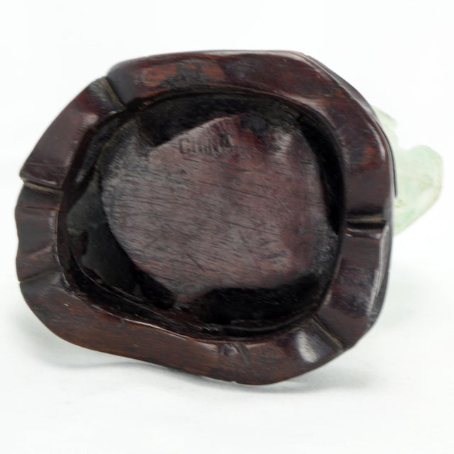 Antique Chinese Carved Fluorite Censer or Brush Washer on Stand Qing/Republic For Sale - Image 14 of 14