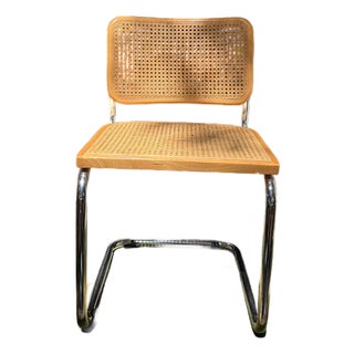 Vintage Italian Cesca Style Cane Chairs – Made in Italy For Sale