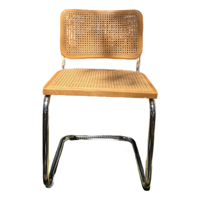 Vintage Italian Cesca Style Cane Chairs – Made in Italy For Sale