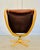 Brown Vintage Danish Svend Skipper Swivel Lounge Chair in Cognac Leather, 1970s For Sale - Image 8 of 18