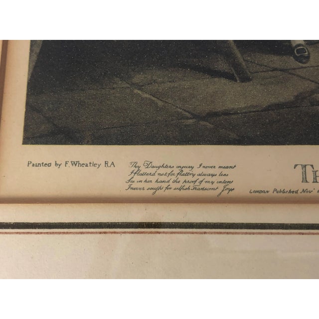 Early 20th Century The Fairings Lithograph by Je Eginton Publish London For Sale In Sacramento - Image 6 of 8