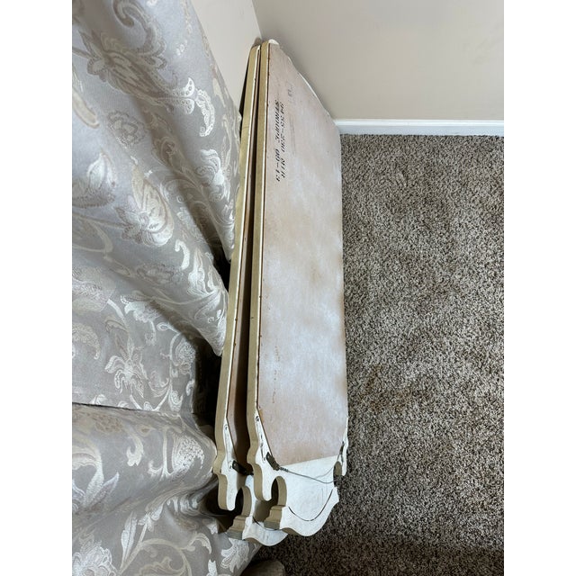 Pair of Vintage French Provincial Hand-Painted Wall Mirrors For Sale - Image 12 of 13